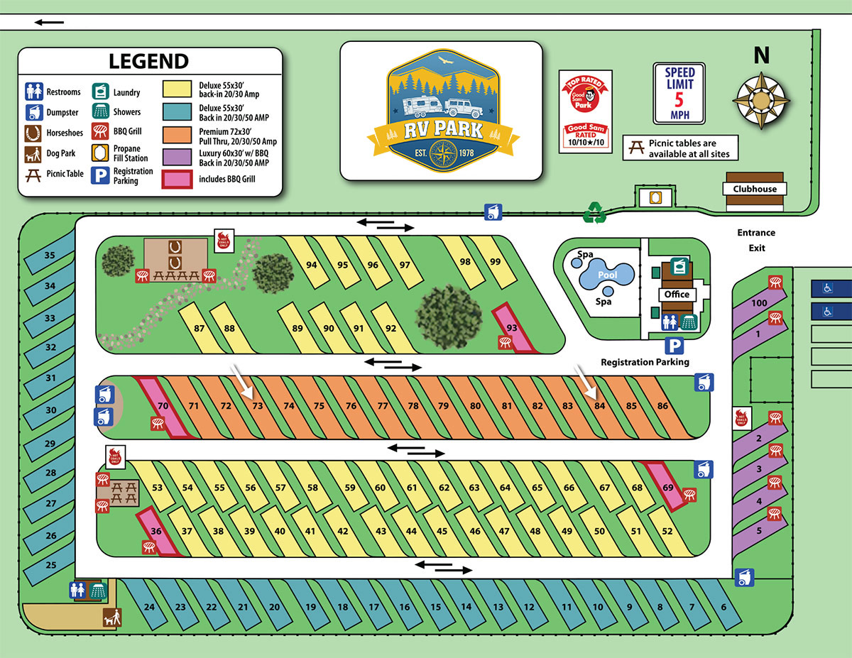 RV Park Map